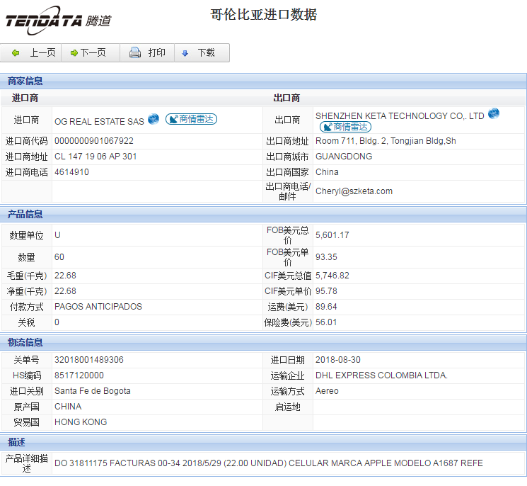 海关数据,进出口数据,进口数据,kdpay钱包官网,贸易,哥伦比亚